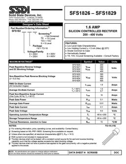 SFS1826
 datasheet