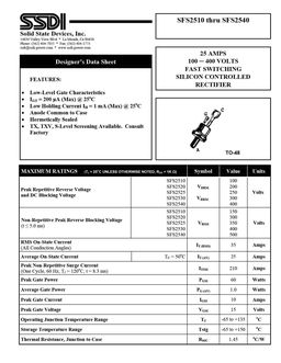 SFS2510
 datasheet