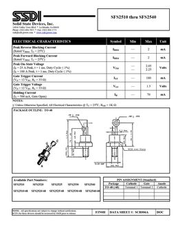 SFS2510
 datasheet #2