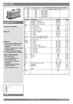 SKET400-08E
 datasheet