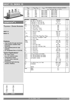 SKKH15-06E
 datasheet