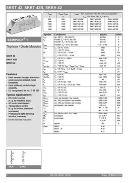 SKKH42-08E
 datasheet