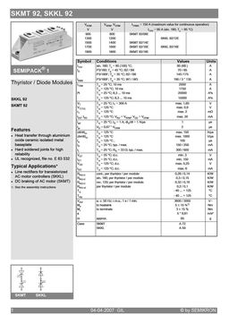 SKKL92-12E
 datasheet