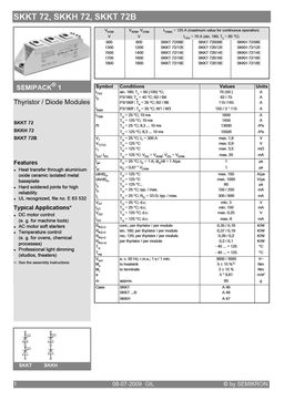 SKKT72-12E
 datasheet