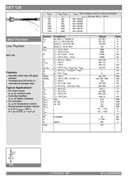 SKT130-06D
 datasheet