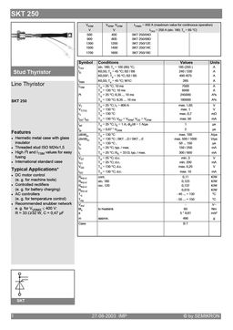 SKT250-04D
 datasheet