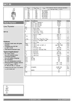 SKT50-12E
 datasheet