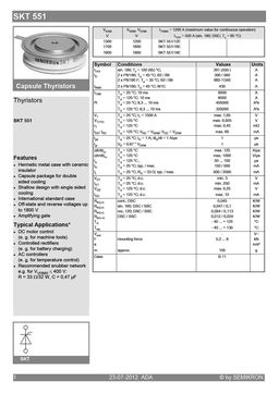 SKT551-12E
 datasheet