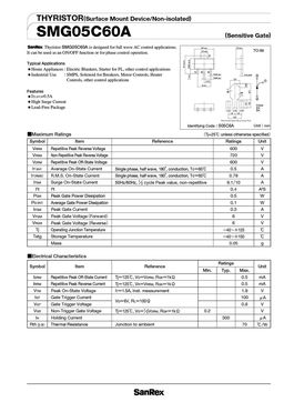 SMG05C60A
 datasheet