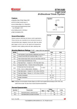 STN1A80
 datasheet