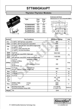 STT800GK08
 datasheet