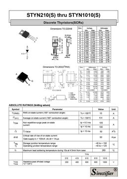 STYN1010
 datasheet