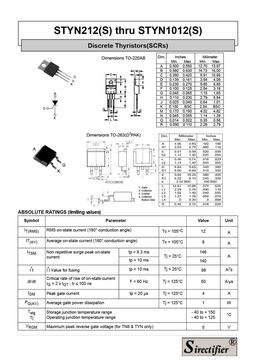 STYN1012
 datasheet