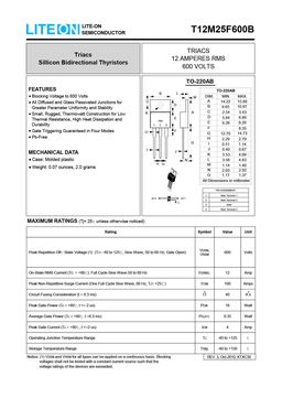 T12M25F600B
 datasheet