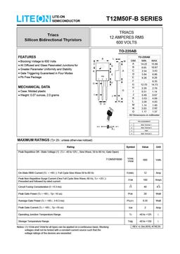 T12M50F600B
 datasheet