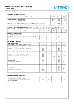 T16M25F600B
 datasheet #2