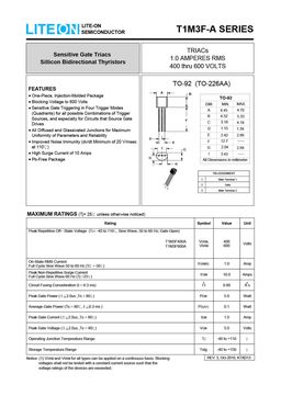 T1M3F400A
 datasheet