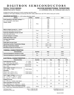 T2322B
 datasheet