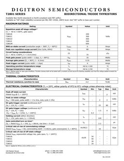 T2801B
 datasheet