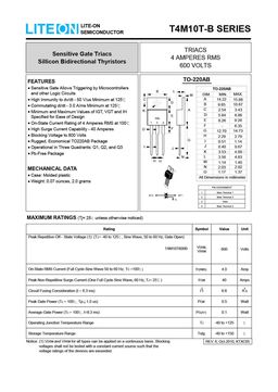 T4M10T600B
 datasheet