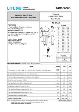 T4M3F600B
 datasheet