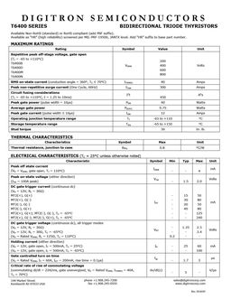 T6400N
 datasheet