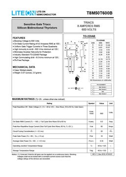 T8M50T600B
 datasheet