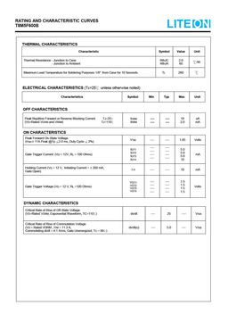 T8M5F600B
 datasheet #2