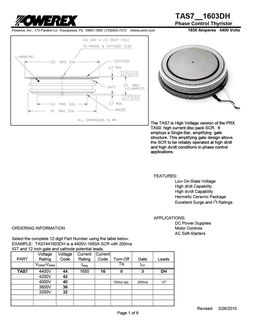 TAS7421603DH
 datasheet