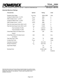 TCU426320HDH
 datasheet #2