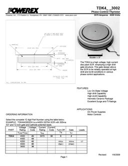 TDK4363002DH
 datasheet