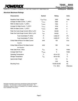 TDS5065003DH
 datasheet #2