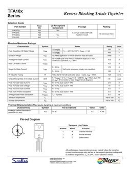 TFA107
 datasheet #2