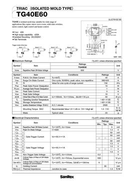 TG40E60
 datasheet