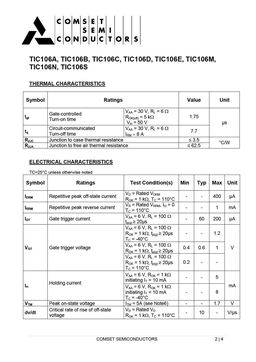 TIC106A
 datasheet #2