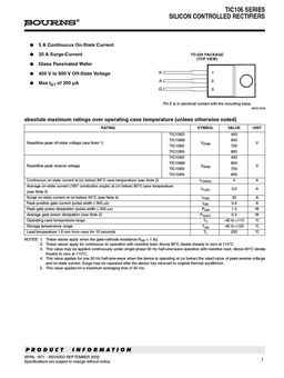 TIC106M
 datasheet