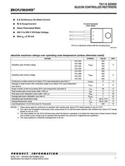 TIC116D
 datasheet