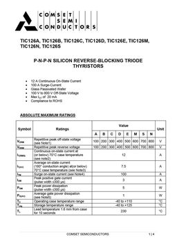 TIC126A
 datasheet