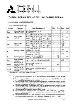 TIC216A
 datasheet #2