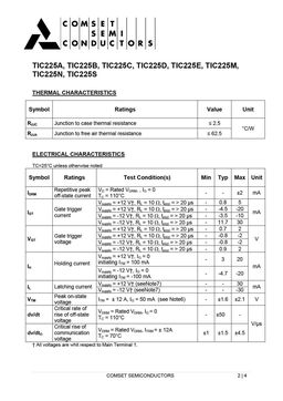 TIC225B
 datasheet #2