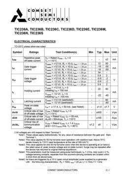TIC236A
 datasheet #2