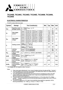 TIC246B
 datasheet #2