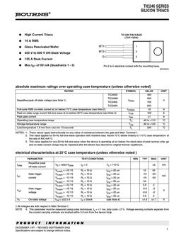 TIC246D
 datasheet