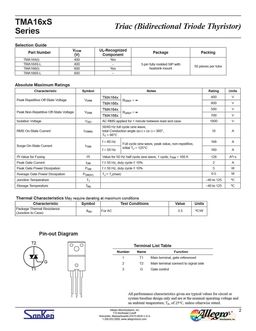 TMA164S-L
 datasheet #2