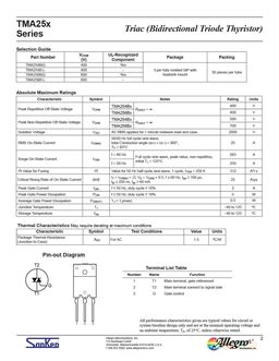 TMA254B-L
 datasheet #2