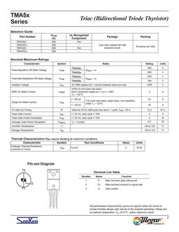 TMA54S-L
 datasheet #2