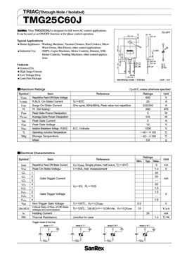 TMG25C60J
 datasheet