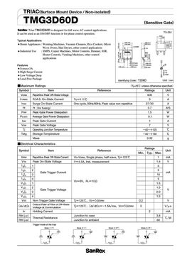 TMG3D60D
 datasheet