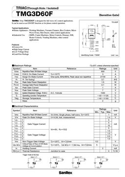 TMG3D60F
 datasheet