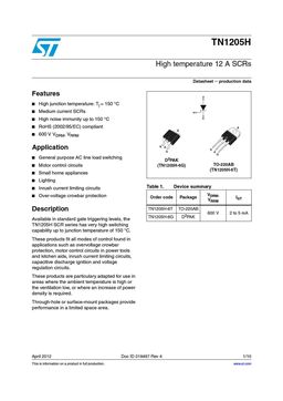 TN1205H-6G
 datasheet